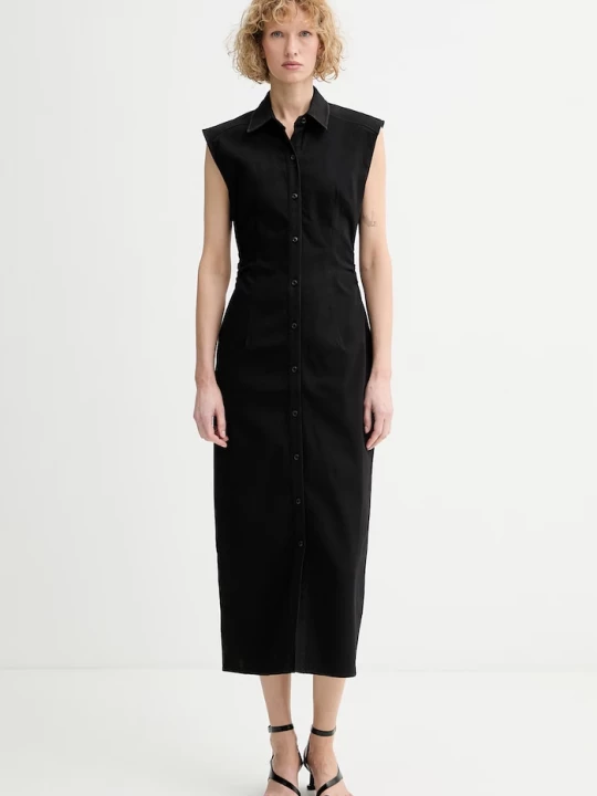 Obrázek produktu rag & bone šaty bavlnou Leah černá
