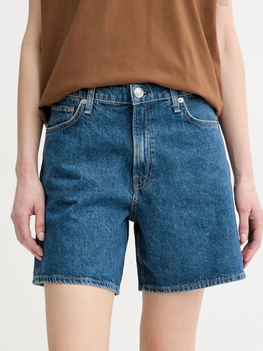 Obrázek produktu rag & bone šortky dámské bavlněné Kaia modrá
