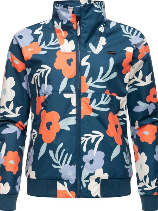 Obrázek produktu Ragwear Funkční bunda 'Goona'  petrolejová / pastelově zelená / oranžová