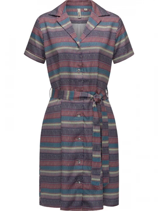 Obrázek produktu Ragwear Košilové šaty modrá / marine modrá / šedá / fialová