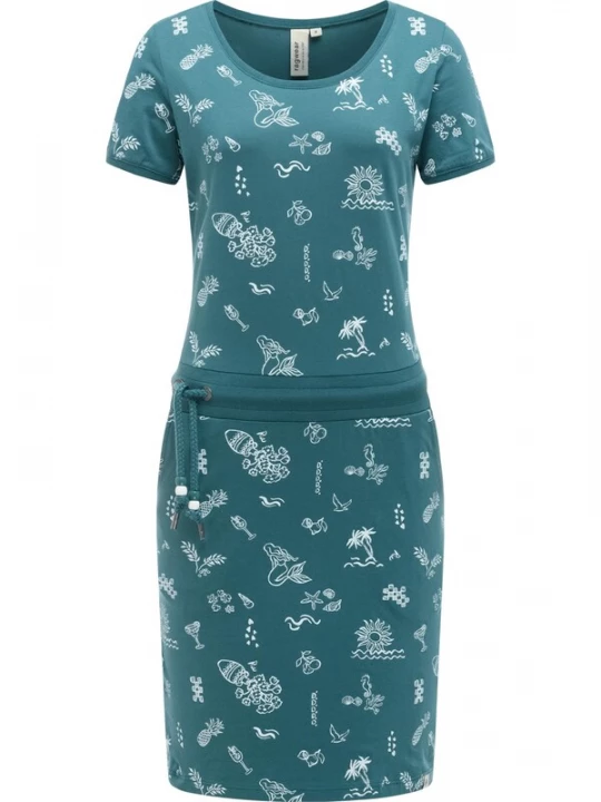 Obrázek produktu Ragwear Letní šaty 'Baomi Summer' azurová modrá / pastelově zelená