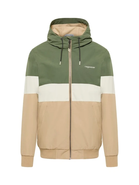 Obrázek produktu Ragwear Přechodná bunda 'Jinig' velbloudí / olivová / bílá
