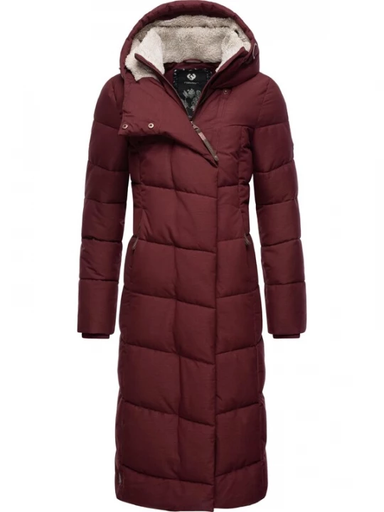 Obrázek produktu Ragwear Zimní kabát 'Pavla'  vínově červená / bílá