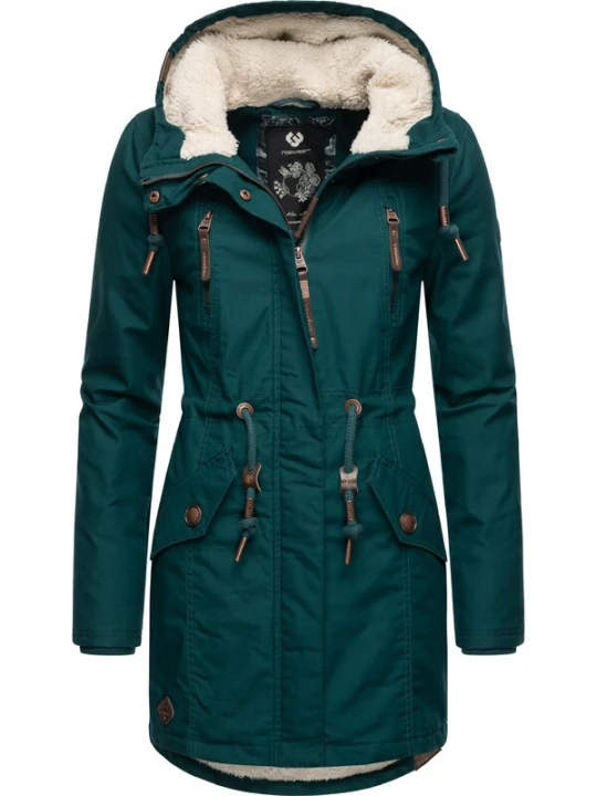 Obrázek produktu Ragwear Zimní parka 'Elsie'  hnědá / petrolejová