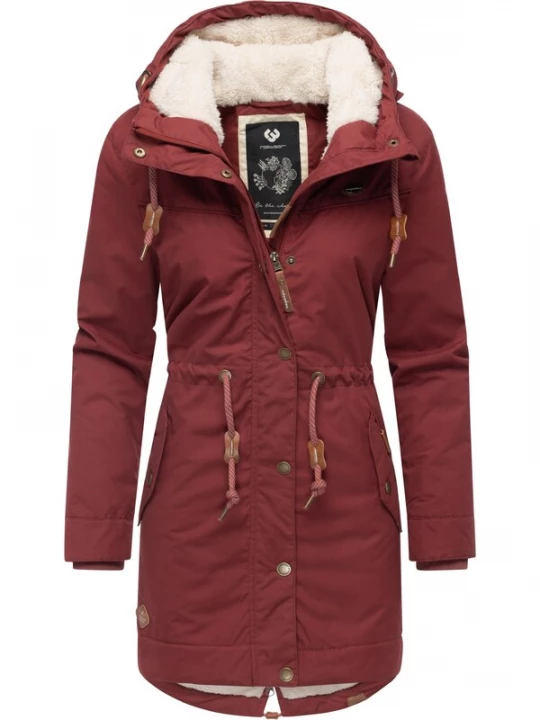Obrázek produktu Ragwear Zimní parka  hnědá / červená / černá / bílá