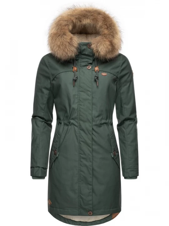 Obrázek produktu Ragwear Zimní parka 'Tawny'  hnědá / tmavě zelená