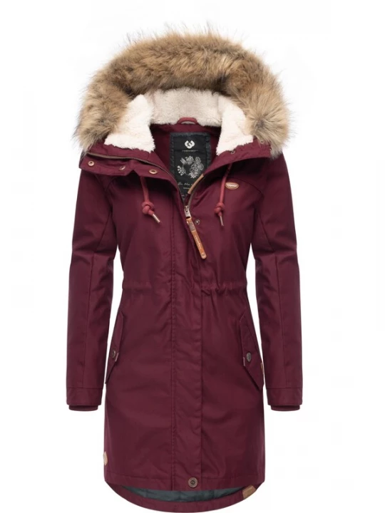 Obrázek produktu Ragwear Zimní parka 'Tawny'  světle hnědá / vínově červená