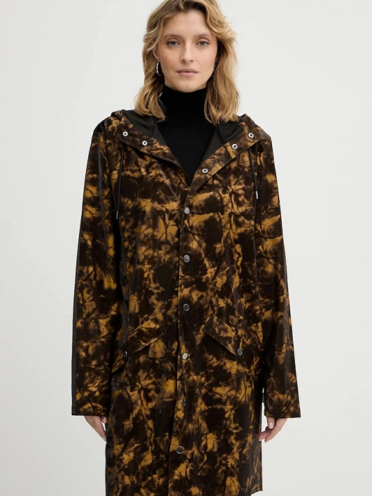 Obrázek produktu Rains Bunda Rains 12020 Long Jacket W3 hnědá