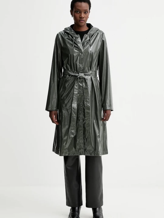 Obrázek produktu Rains Bunda Rains 12040 A-Line Longer W Jacket zelená