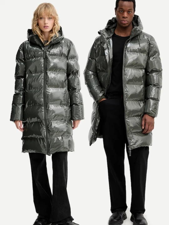 Obrázek produktu Rains Bunda Rains 15130 Alta Longer Puffer Jacket zelená