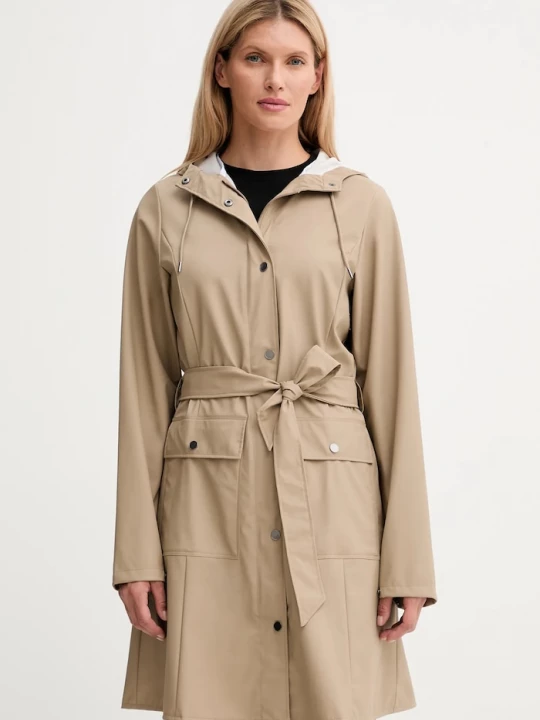 Obrázek produktu Rains Bunda Rains 18130 Curve Long Jacket béžová