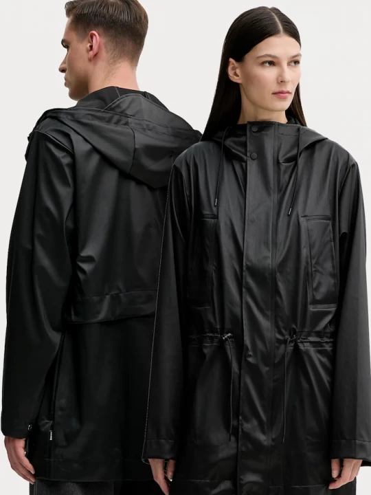 Obrázek produktu Rains Bunda Bold Long Jacket W3 černá