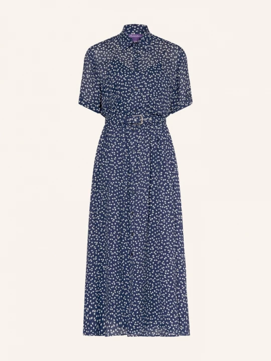 Obrázek produktu Ralph Lauren Collection Košilové Šaty Sura tmavě modrá / bílá