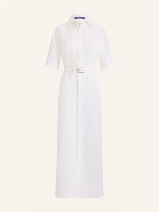 Obrázek produktu Ralph Lauren Collection Lněné Šaty Carol krémová
