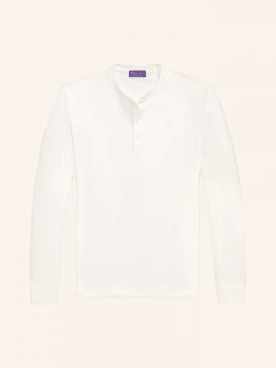 Obrázek produktu Ralph Lauren Purple Label Henley Tričko bílá
