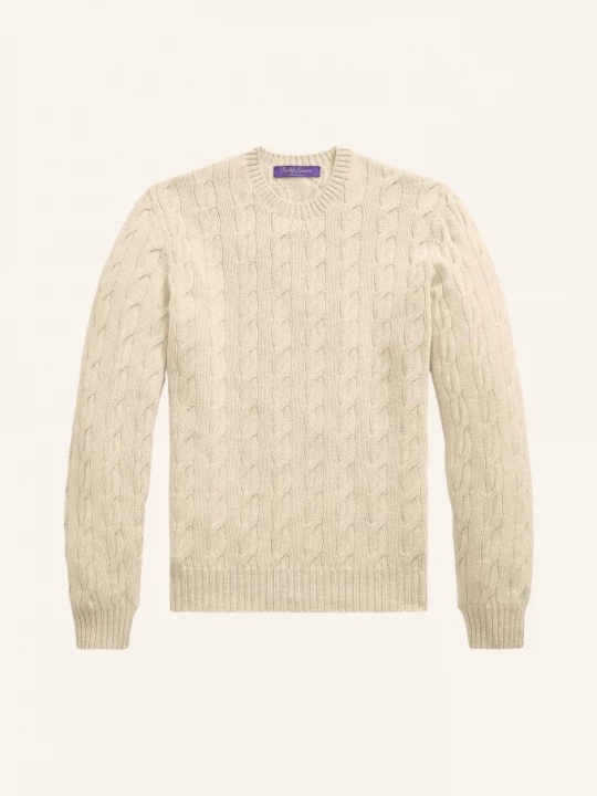 Obrázek produktu Ralph Lauren Purple Label Kašmírový Svetr béžová