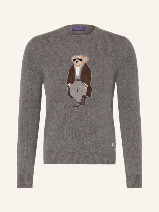 Obrázek produktu Ralph Lauren Purple Label Kašmírový Svetr tmavě šedá