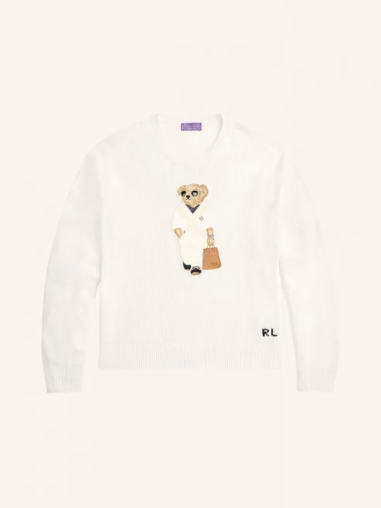 Obrázek produktu Ralph Lauren Purple Label Svetr krémová / hnědá / černá