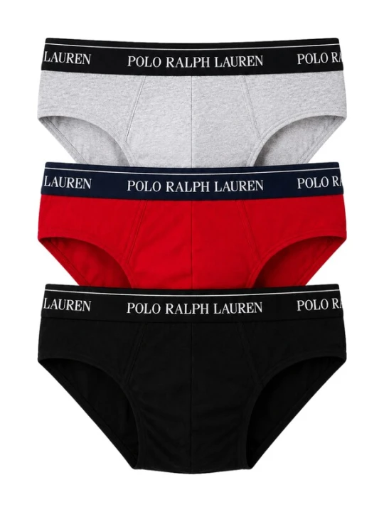 Obrázek produktu Ralph Lauren Slipy šedá / červená / černá