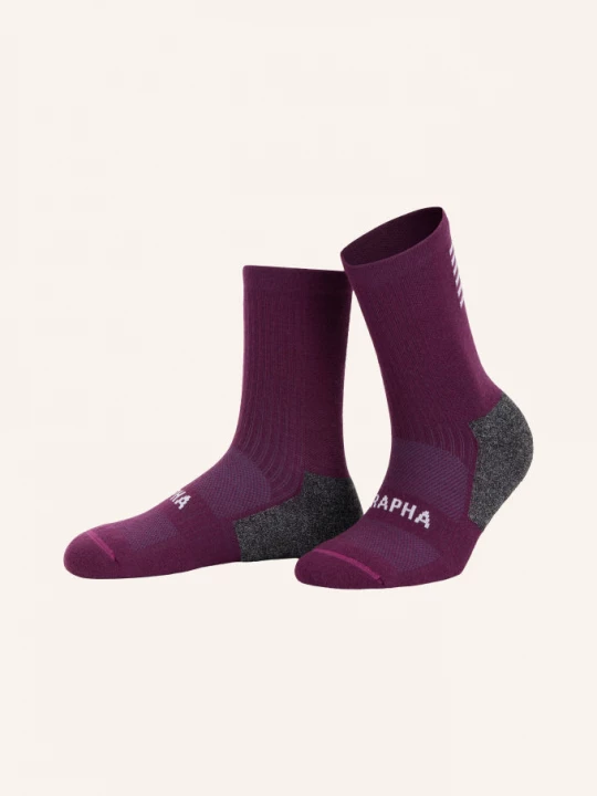 Obrázek produktu Rapha Cyklistické Ponožky Pro Team Winter S Merino Vlnou tmavě fialová / tmavě šedá
