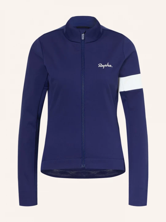 Obrázek produktu Rapha Softshellová Cyklistická Bunda tmavě modrá / bílá