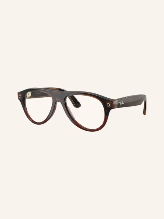 Obrázek produktu Ray-Ban Chytré Brýle rw1016 Meta Aviator tmavě hnědá / zelená