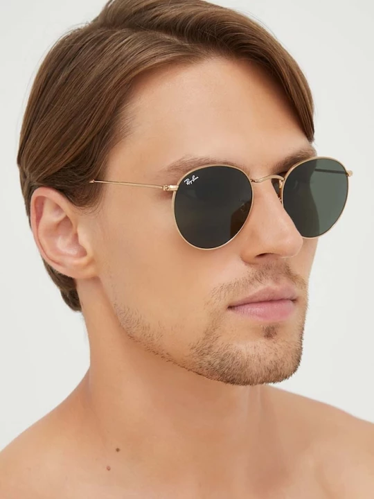 Obrázek produktu Ray-Ban Sluneční brýle Ray-Ban ROUND METAL zlatá