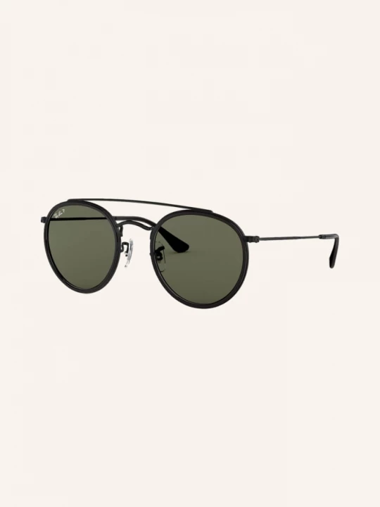 Obrázek produktu Ray-Ban Sluneční Brýle rb3647n Round 002/58 - černá/ polarizovaná zelená