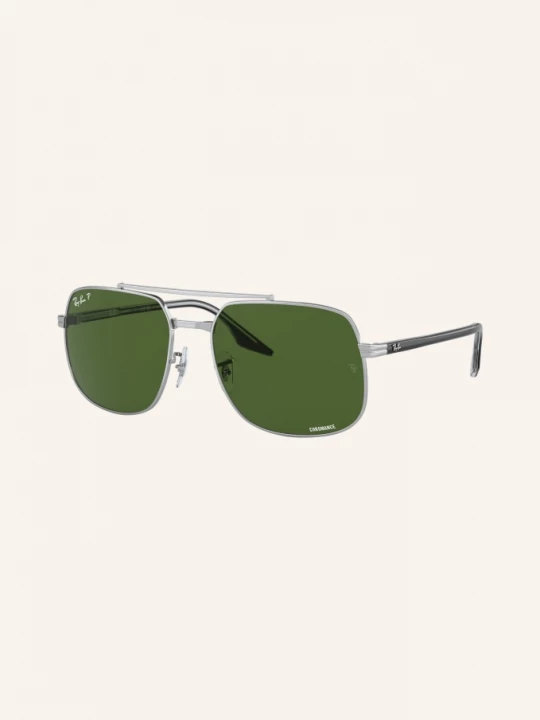Obrázek produktu Ray-Ban Sluneční Brýle rb3699 stříbrné/ tmavě zelené polarizované