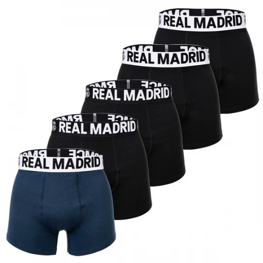Obrázek produktu Real Madrid Boxerky marine modrá / černá / bílá