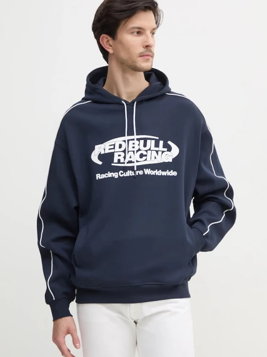 Obrázek produktu Red Bull Racing x Pepe Jeans Mikina Red Bull Racing x Pepe Jeans LOGO PIPING HOODY námořnická modř