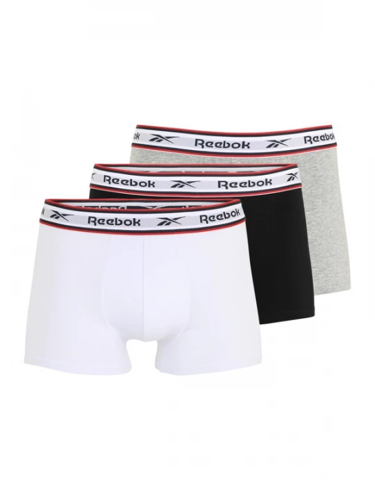 Obrázek produktu Reebok Boxerky 'Barlow'  šedý melír / červená / černá / bílá