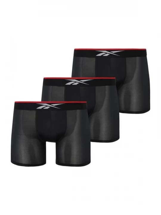 Obrázek produktu Reebok Boxerky 'GLYNN' světle šedá / červená / černá