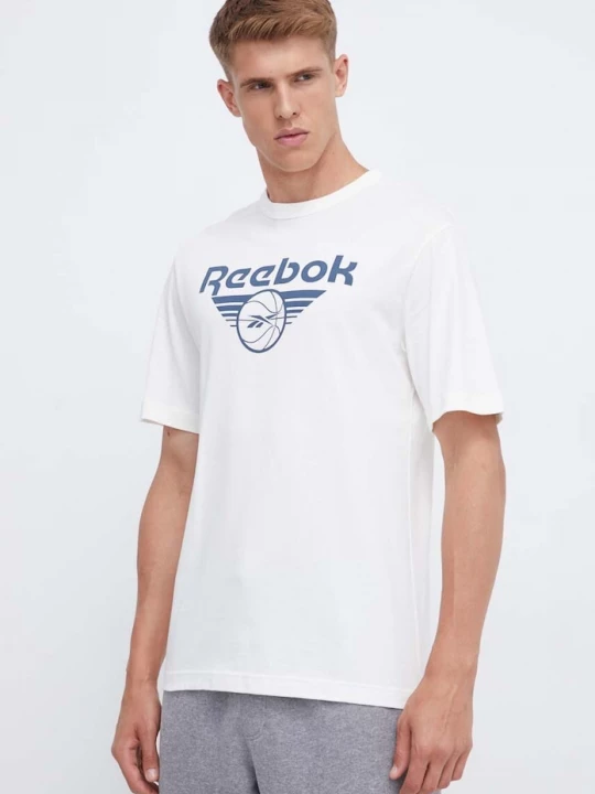 Obrázek produktu Reebok Classic Bavlněné tričko Reebok Classic Basketball béžová