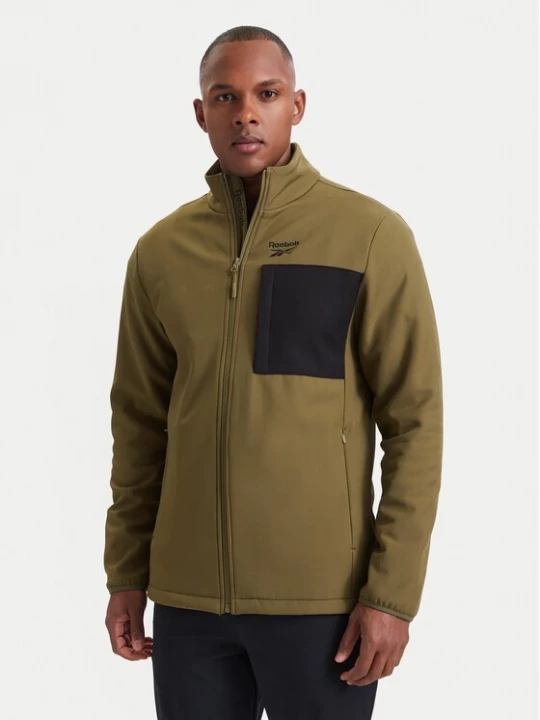 Obrázek produktu Reebok Softshellová bunda RCC00096 Tmavě zelená Regular Fit