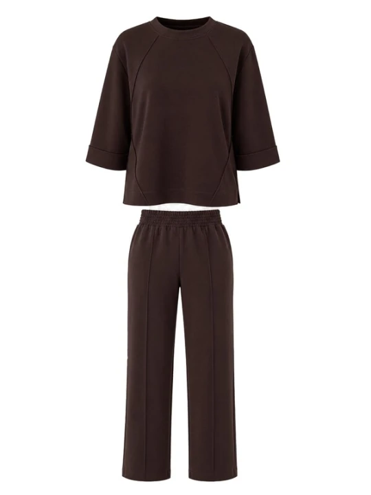 Obrázek produktu REGINA FASHION Joggingová souprava 'Elegant Tracksuit' tmavě hnědá