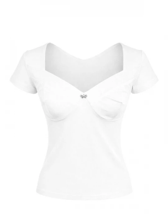 Obrázek produktu REGINA FASHION Tričko 'Sweetheart top' bílá