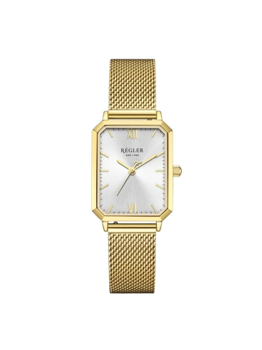 Obrázek produktu Régler Analogové hodinky 'Régler Élégance Mesh Gold - Silver' zlatá / stříbrná