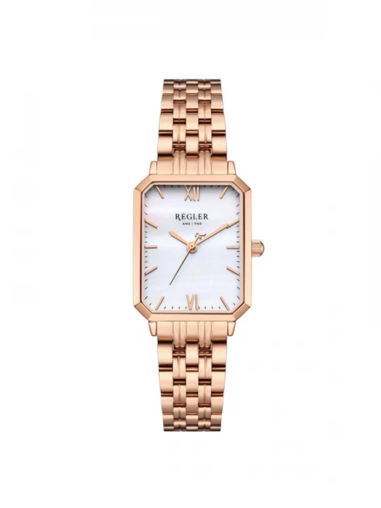 Obrázek produktu Régler Analogové hodinky 'Régler Élégance Steel Rose Gold - Pearl' růžově zlatá