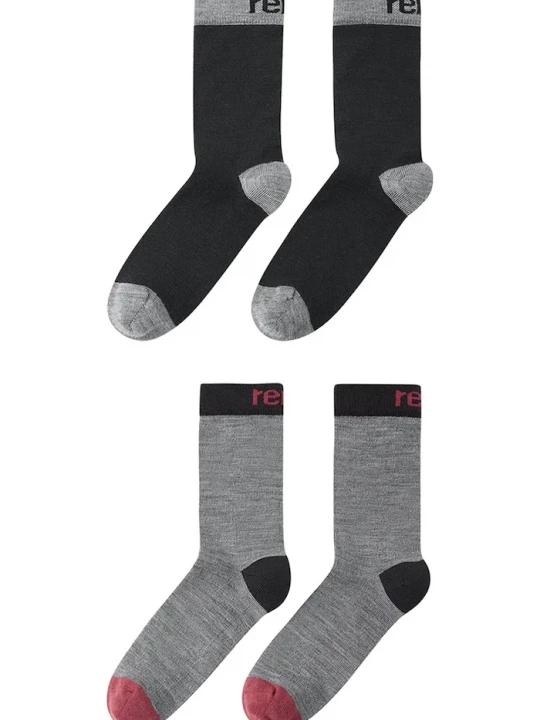 Obrázek produktu Reima Dětské ponožky z vlněné směsi Reima Parit 2-pack černá