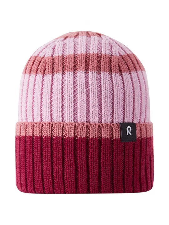 Obrázek produktu Reima pletená čepice dětská s merino vlnou Vilpas růžová