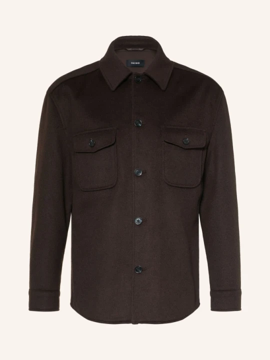 Obrázek produktu Reiss Overshirt Liam tmavě hnědá
