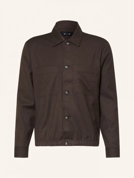 Obrázek produktu Reiss Overshirt Penge tmavě hnědá