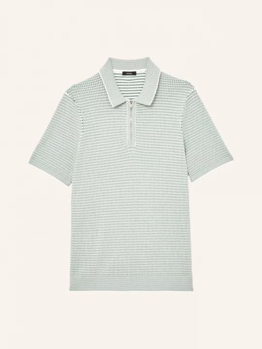 Obrázek produktu Reiss Pletené Polo Tričko Brink zelená / bílá