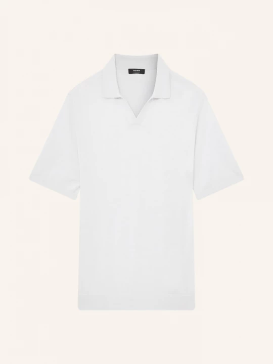 Obrázek produktu Reiss Pletené Polo Tričko Duchie Z Merino Vlny tmavě modrá