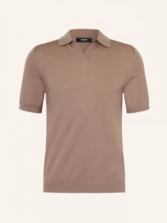Obrázek produktu Reiss Pletené Polo Tričko Duchie Z Merino Vlny velbloudí