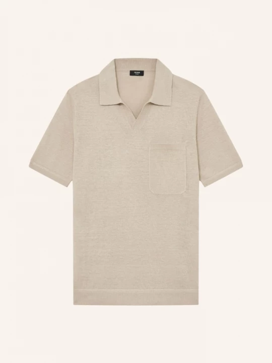 Obrázek produktu Reiss Pletené Polo Tričko Fairmont béžová