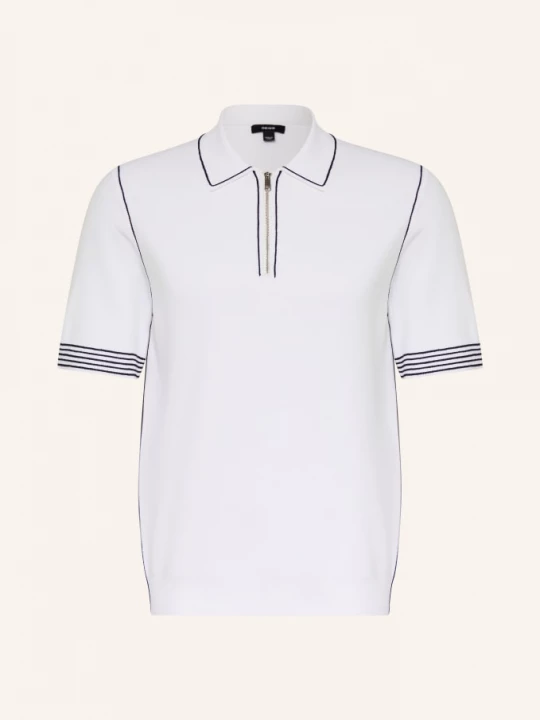 Obrázek produktu Reiss Pletené Polo Tričko Mason bílá / tmavě modrá