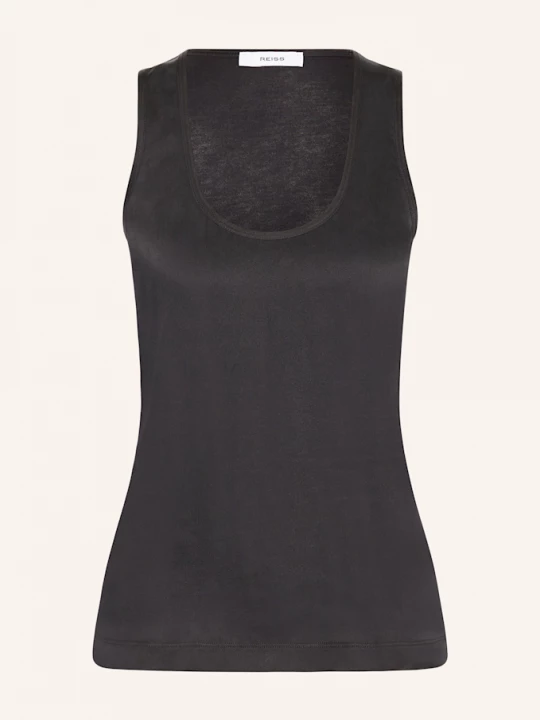 Obrázek produktu Reiss Top Ruby Ze Směsi Materiálů černá