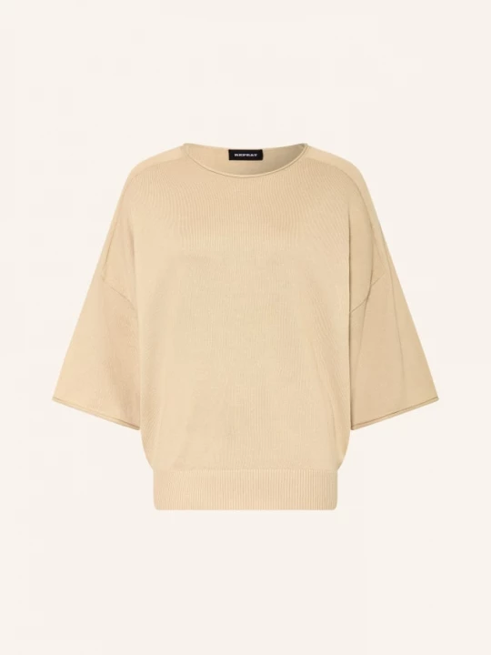 Obrázek produktu Repeat Oversized Svetr S 3/4 Rukávy béžová